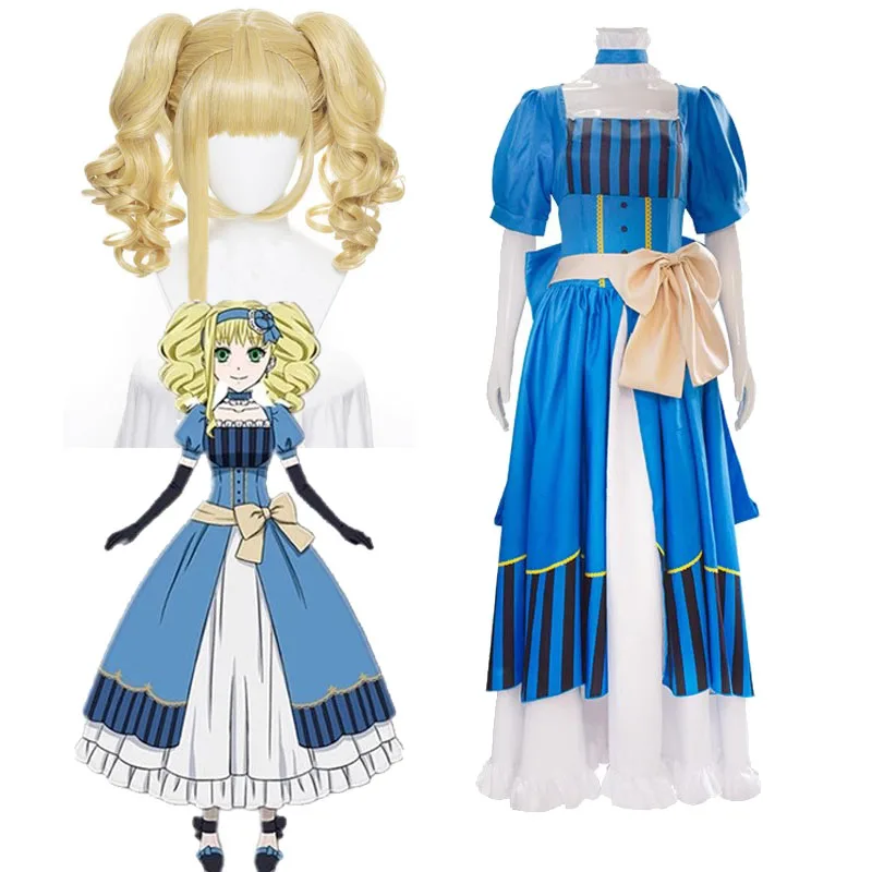 Black Butler Elizabeth Midford Cosplay Costume Or Wig Headwear Kuroshitsuji: Book Of The Atlantic Lizzy Evening Dress
Black Butler Elizabeth Midford Cosplay Costume Or Wig Headwear Kuroshitsuji: Book Of The Atlantic Lizzy Evening Dress