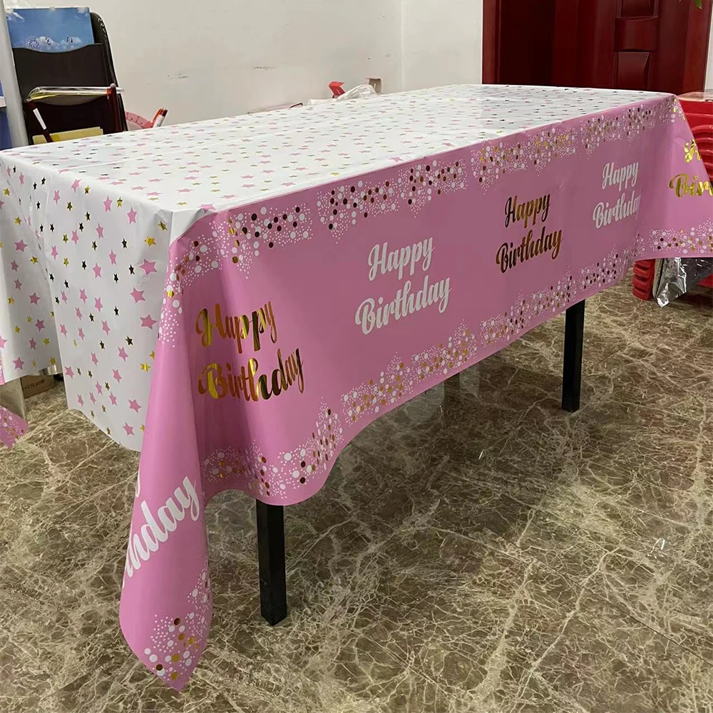 Rectangle Happy Birthday Party Tablecloth Birthday Party Dining Decorations Kids Adult Plastic Table Cover Birthday Supplies
Rectangle Happy Birthday Party Tablecloth Birthday Party Dining Decorations Kids Adult Plastic Table Cover Birthday Supplies