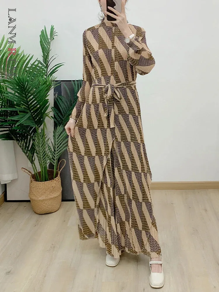 LANMREM Irregular Pleated Set 2024 Spring Summer New Long Top+Casual Pants Color Block Print Two Piece Fashion Clothing 2DA4120
LANMREM Irregular Pleated Set 2024 Spring Summer New Long Top+Casual Pants Color Block Print Two Piece Fashion Clothing 2DA4120