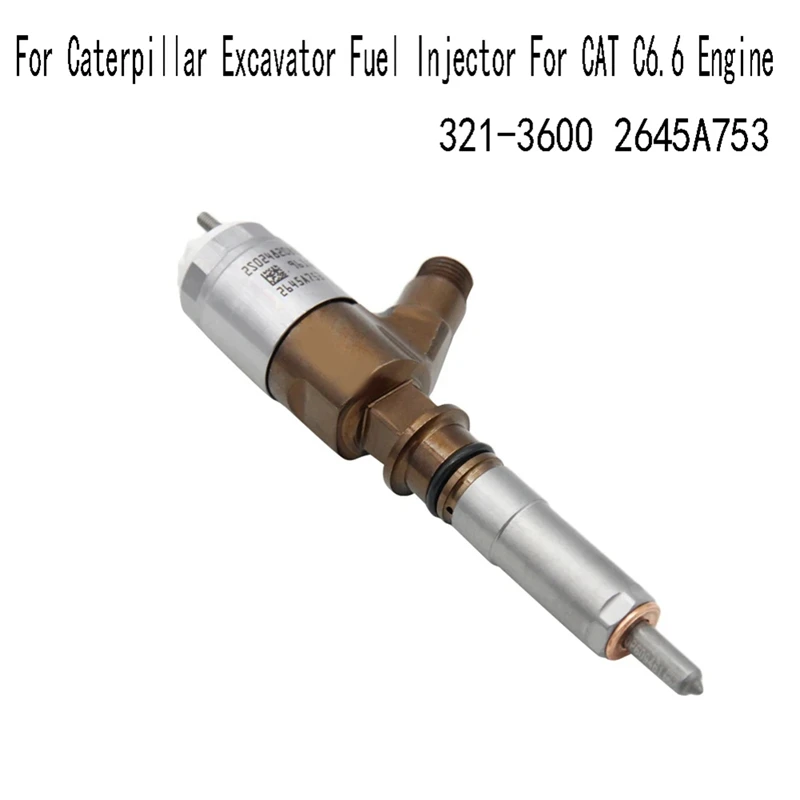321-3600 For Caterpillar Excavator Fuel Injector For CAT C6.6 Engine Injection System Replacement 2645A753
321-3600 For Caterpillar Excavator Fuel Injector For CAT C6.6 Engine Injection System Replacement 2645A753
