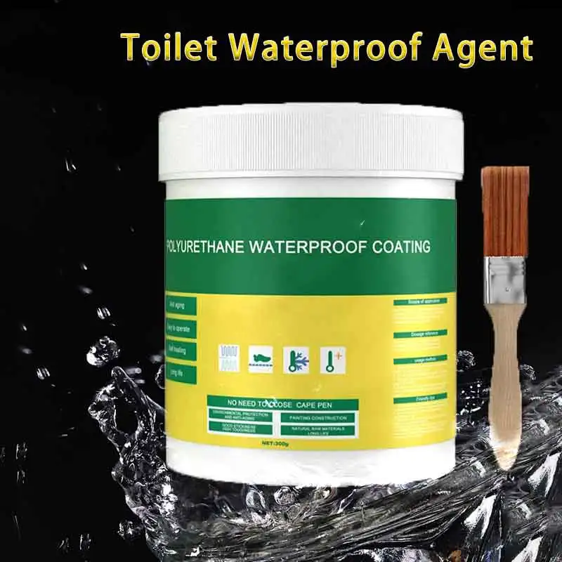 

Strong Toilet Waterproof Agent Transparent Coating Sealant Invisible Leak-Free Paste Glue Home Roof Repair Adhesive Sealing