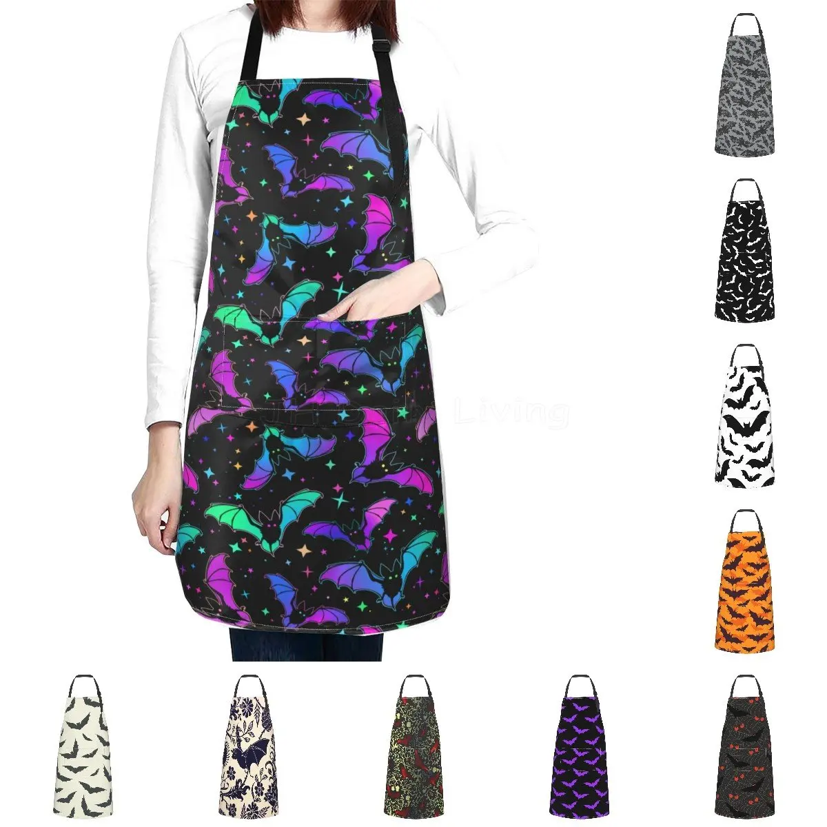 Фартук для Хэллоуина для мужчин и женщин, водонепроницаемый из Оксфордской ткани, для гриля, ресторана, бара, магазина, кафе, салона красоты, работы шеф-повара
Фартук для Хэллоуина для мужчин и женщин, водонепроницаемый из Оксфордской ткани, для гриля, ресторана, бара, магазина, кафе, салона красоты, работы шеф-повара