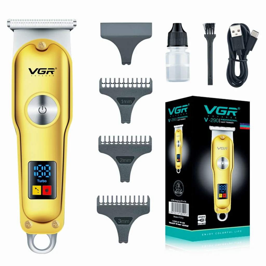 VGR Mini Hair Cutting Machine Cordless Electric Hair Clipper Professional Bald Haircut Machine Barber Hair Trimmer for Men V-290
VGR Mini Hair Cutting Machine Cordless Electric Hair Clipper Professional Bald Haircut Machine Barber Hair Trimmer for Men V-290