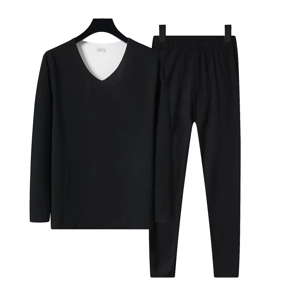 Men Winter Thermal Underwear Set Fleece Cotton Long Johns Soft Seamless Top Bottom Underwear With Wool Elasticity Sleepwear
Men Winter Thermal Underwear Set Fleece Cotton Long Johns Soft Seamless Top Bottom Underwear With Wool Elasticity Sleepwear