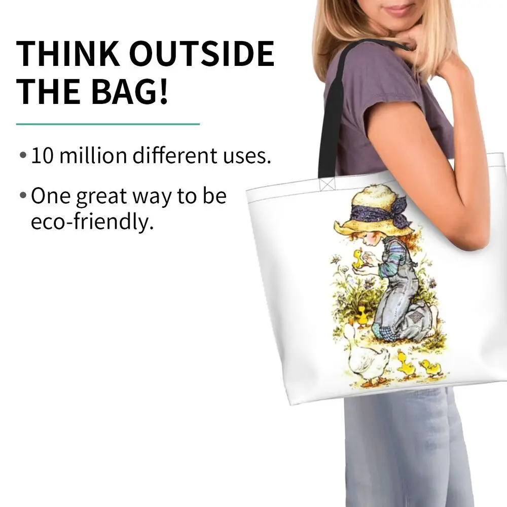 Custom Kawaii Sarah Kay Shopping Canvas Bags Women Portable Large Capacity Groceries Girl Roses And Watering Tote Shopper Bags 31 S6bf0e0698e934ebbb238082bbe7c4d3dP