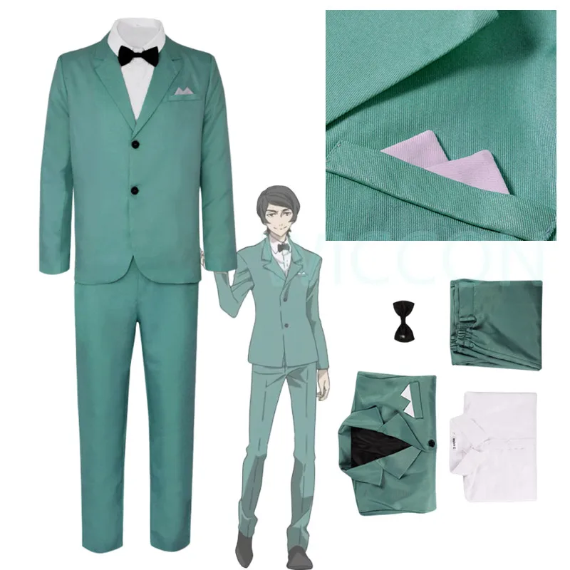 Anime Bungo Stray Dogs Oguri Mushitarou Cosplay Costume Season 4 Anime Suit Adults Uniform Suit Cosplayer Wig Headwear
Anime Bungo Stray Dogs Oguri Mushitarou Cosplay Costume Season 4 Anime Suit Adults Uniform Suit Cosplayer Wig Headwear