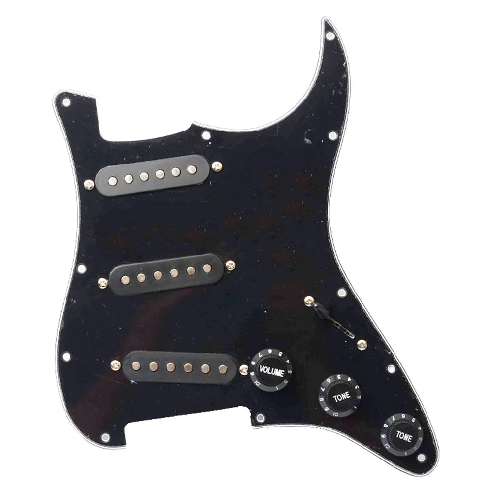 Single Coil SSS Electric Guitar Pickguard Guitar Pickup Set For ST Pickguard 3 Ply Guitar Pickups Set Music Instruments Parts
Single Coil SSS Electric Guitar Pickguard Guitar Pickup Set For ST Pickguard 3 Ply Guitar Pickups Set Music Instruments Parts