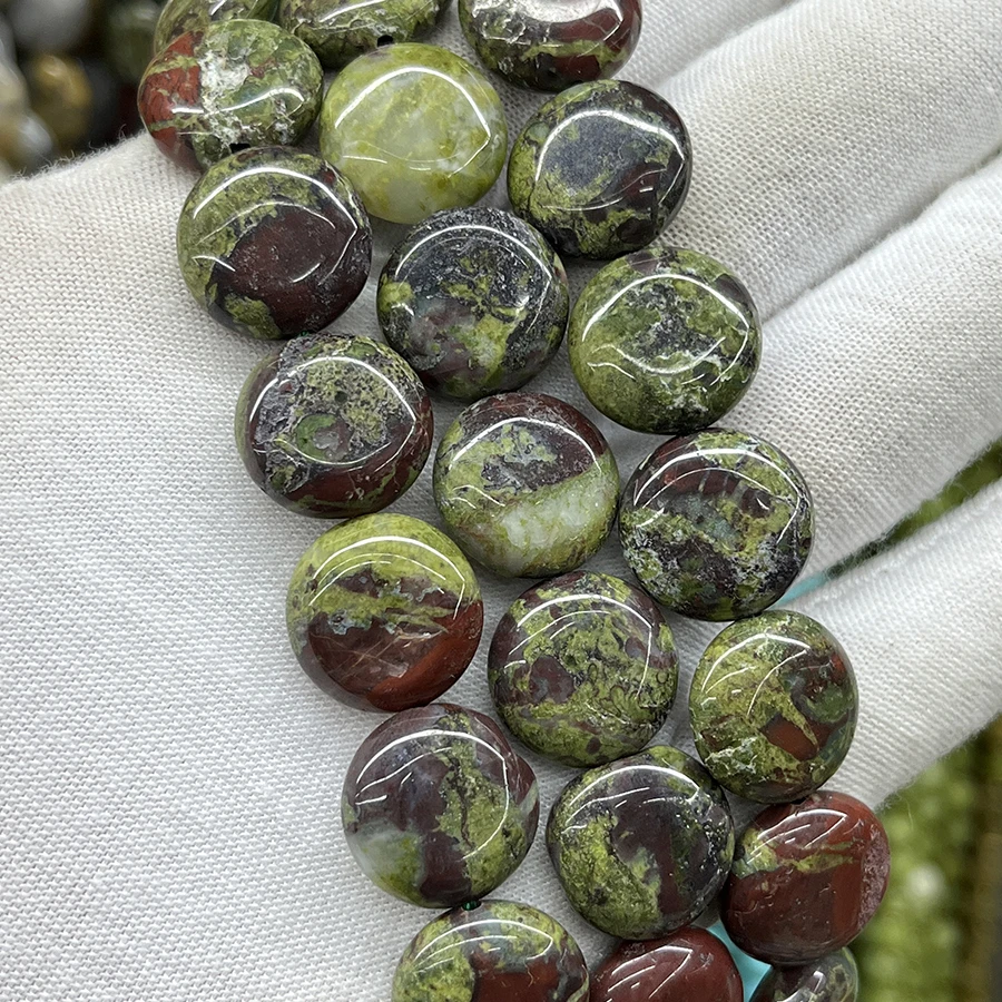 15mm Natural Stone Dragon Blood Stone Handmade Faceted Round Cake Loose Beads For DIY Jewelry Making Bracelet Necklace15''
15mm Natural Stone Dragon Blood Stone Handmade Faceted Round Cake Loose Beads For DIY Jewelry Making Bracelet Necklace15''