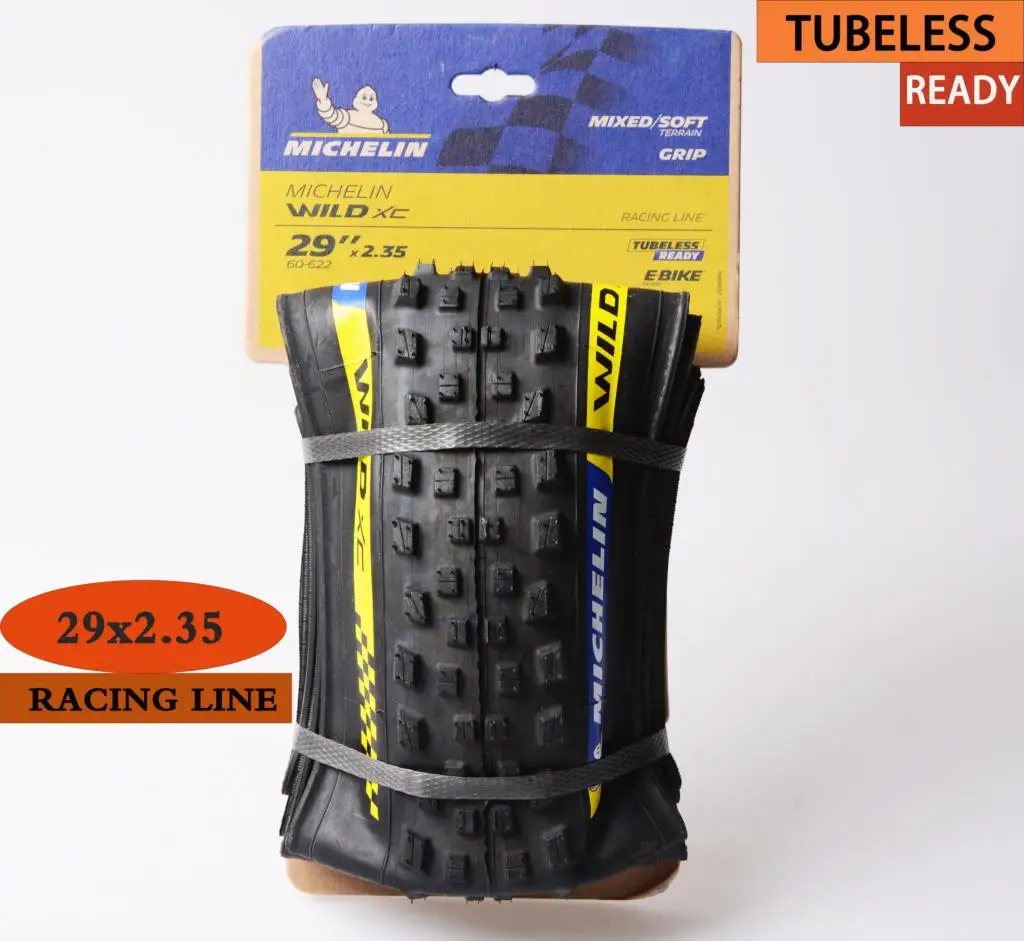 MICHELIN WILD 29x2.25/2.35/2.40 Folding MTB Bicycle Tire TUBELESS MOUNTAIN BIKE TYRE
MICHELIN WILD 29x2.25/2.35/2.40 Folding MTB Bicycle Tire TUBELESS MOUNTAIN BIKE TYRE