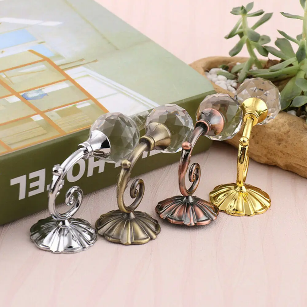 2pcs Large Metal Crystal Ball Curtain Hooks Holdback Tassel Wall Tie Back Hanger Holder Holdback Crystal Ball Hanging Accessory
2pcs Large Metal Crystal Ball Curtain Hooks Holdback Tassel Wall Tie Back Hanger Holder Holdback Crystal Ball Hanging Accessory