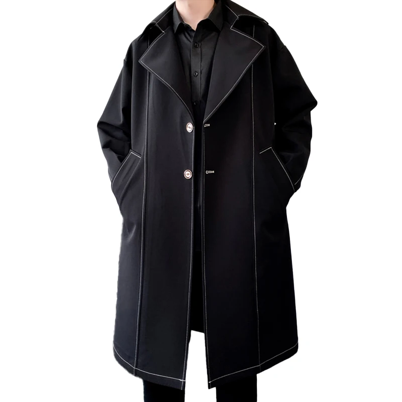 Long Trench Coat Men Classic British Windbreaker Autumn Casual Stand Long Trench Coat Men Gray Beige Black Long Coat Men
Long Trench Coat Men Classic British Windbreaker Autumn Casual Stand Long Trench Coat Men Gray Beige Black Long Coat Men