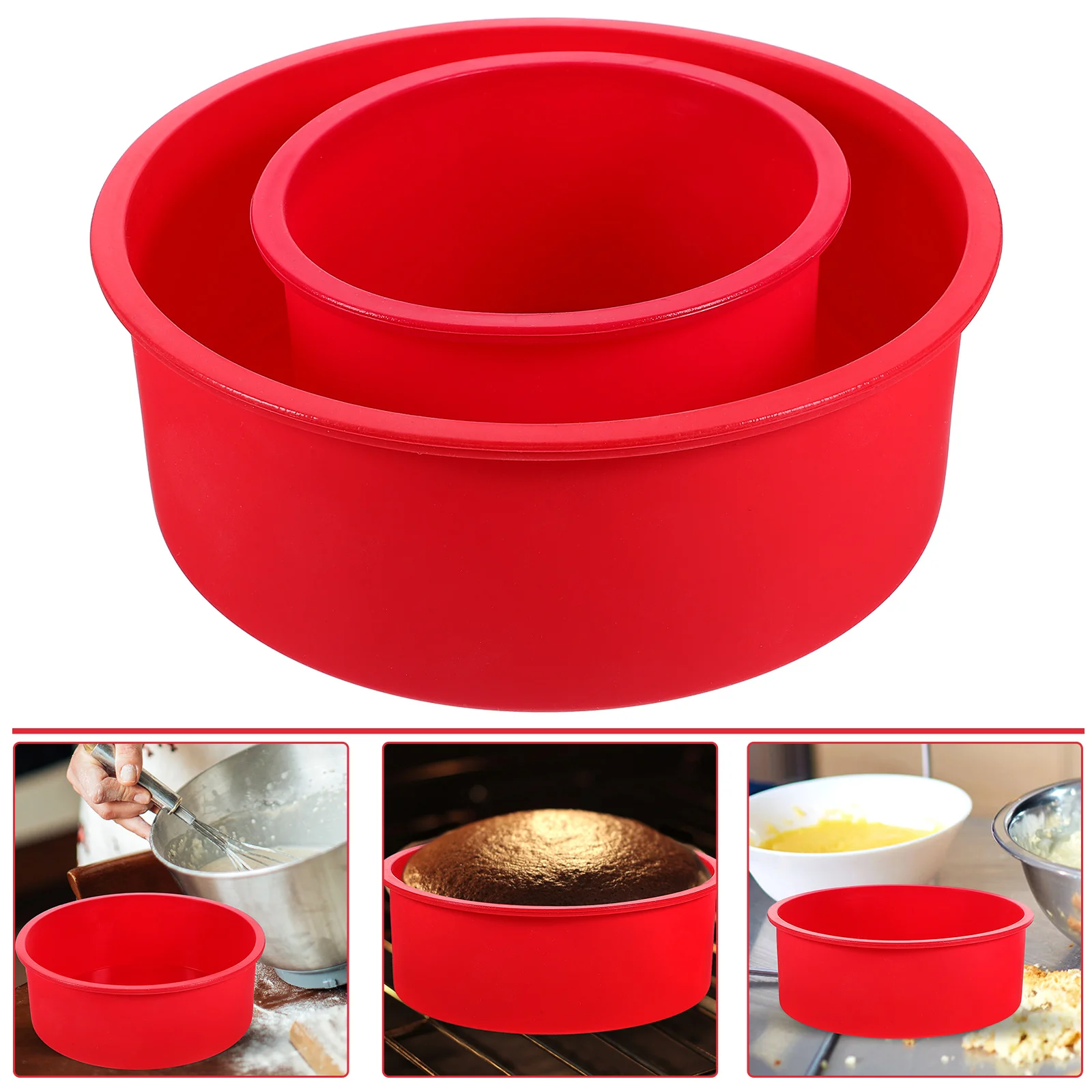 Cake Mold Pan Silicone Molds DIY Baking Making Kitchen Bakeware Mousse Chocolate Round for Candles
Cake Mold Pan Silicone Molds DIY Baking Making Kitchen Bakeware Mousse Chocolate Round for Candles