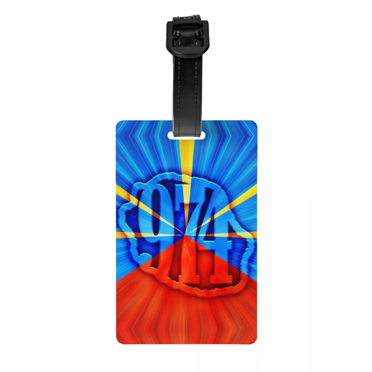 

Custom 974 Maveli Reunion Island Flag Luggage Tag Privacy Protection Reunionese Proud Baggage Tags Travel Bag Labels Suitcase