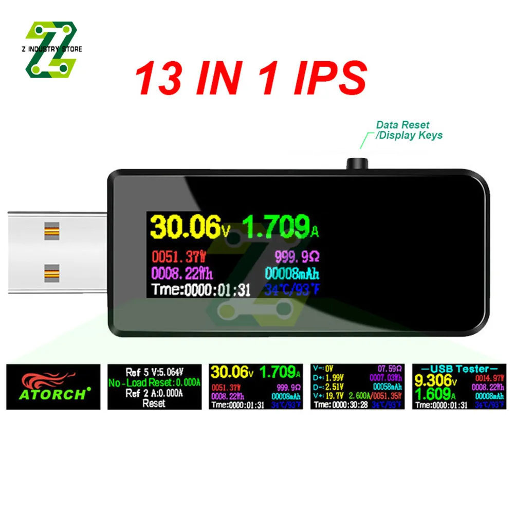 U96 USB Tester Current Voltage Indicator Electric Ammeter Power Meter Charge DC Digital Multimeter Voltmeter Wattmeter
U96 USB Tester Current Voltage Indicator Electric Ammeter Power Meter Charge DC Digital Multimeter Voltmeter Wattmeter
