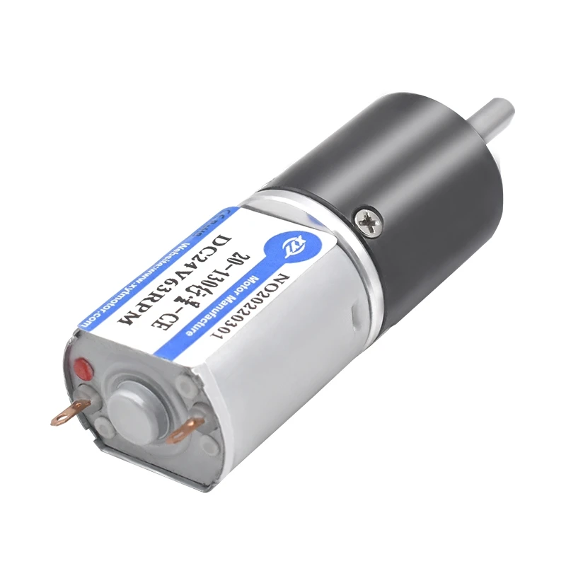 20mm130 miniature DC planetary gear reduction motor 12V24V speed adjustable forward and reverse low speed motor
20mm130 miniature DC planetary gear reduction motor 12V24V speed adjustable forward and reverse low speed motor