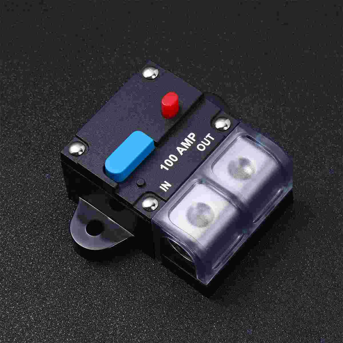 

100A 200A 250A 300A Car Resettable Circuit Breaker Self-recovery Fuses for Cars Manual Reset Button Fuse Car Accessories