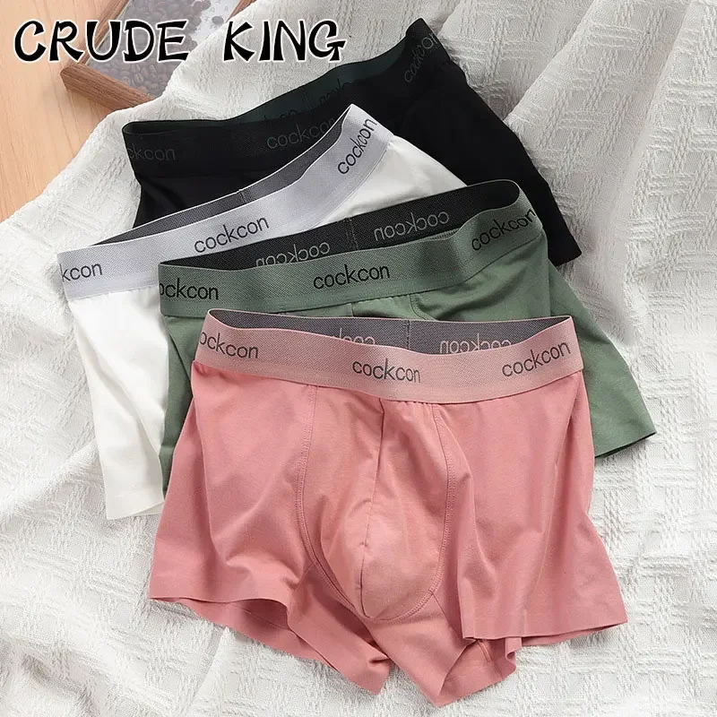 

Fashion Sexy Mens Letters Boxer Shorts Modal Men Underwear Boxers Homme Mid Waist Underpants Breathable Men's Panties