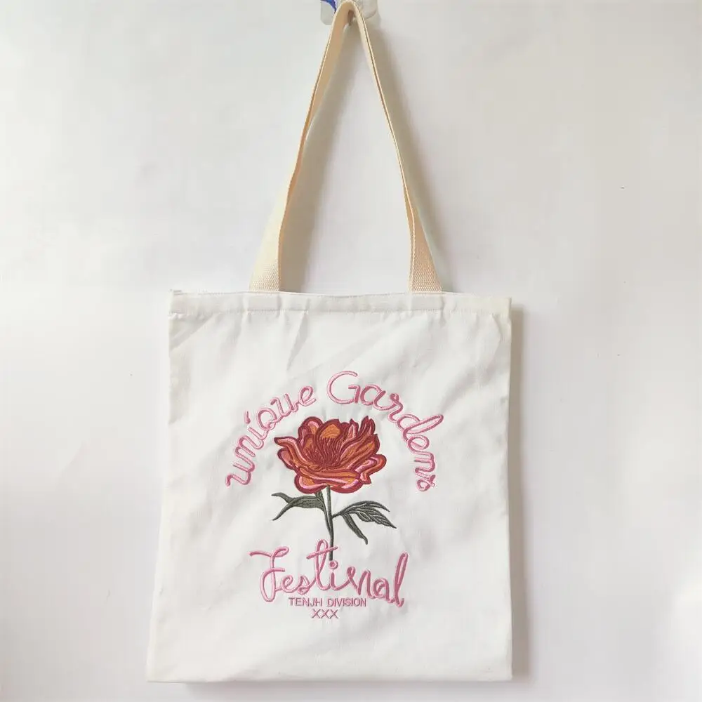 Flower Wind Shoulder Bag Tote Bag Reusable Cloth Bags Flower Letter Bucket Canvas Bag Women
Flower Wind Shoulder Bag Tote Bag Reusable Cloth Bags Flower Letter Bucket Canvas Bag Women