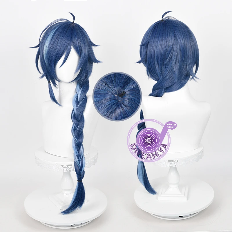 Kaeya Cosplay Wig Genshin Impact Blue Mixed Long Braided 85cm Heat Resistant Synthetic Hair Halloween Party Role Play Wig Cap 
Kaeya Cosplay Wig Genshin Impact Blue Mixed Long Braided 85cm Heat Resistant Synthetic Hair Halloween Party Role Play Wig Cap