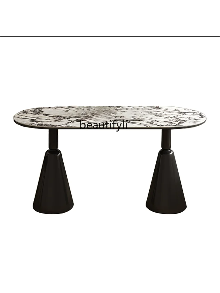 French Holy Cup Dining Table Calacatta Purple Marble Pattern Solid Wood Stone Plate Dining Table and Chair
French Holy Cup Dining Table Calacatta Purple Marble Pattern Solid Wood Stone Plate Dining Table and Chair