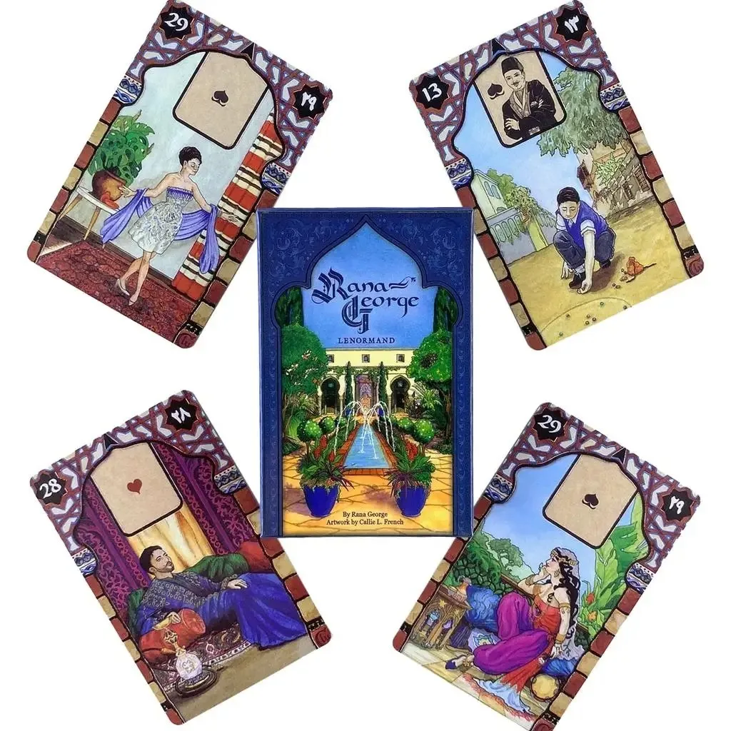 Rana George Lenormand открытки для досуга, настольная игра, пророчество, таро колода
Rana George Lenormand открытки для досуга, настольная игра, пророчество, таро колода