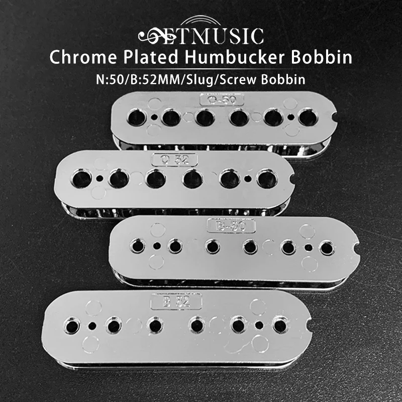 20Pcs Chrome Plated Humbucker Bobbin N:50/B:52MM Dual Coil Pickup Bobbin for Electric Guitar Pickup Slug/Screw Bobbin Chrome
20Pcs Chrome Plated Humbucker Bobbin N:50/B:52MM Dual Coil Pickup Bobbin for Electric Guitar Pickup Slug/Screw Bobbin Chrome