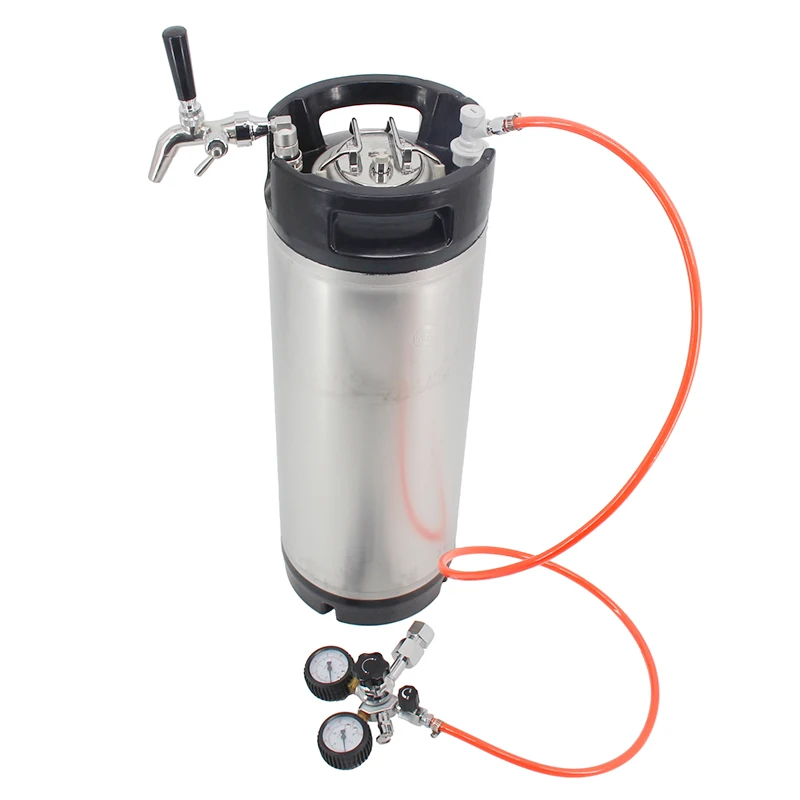 

Homebrew Kegging Kit Co2 Regulator Flow Control Beer Tap Picnic Tap For Ball Lock Cornelius (Corny) Keg