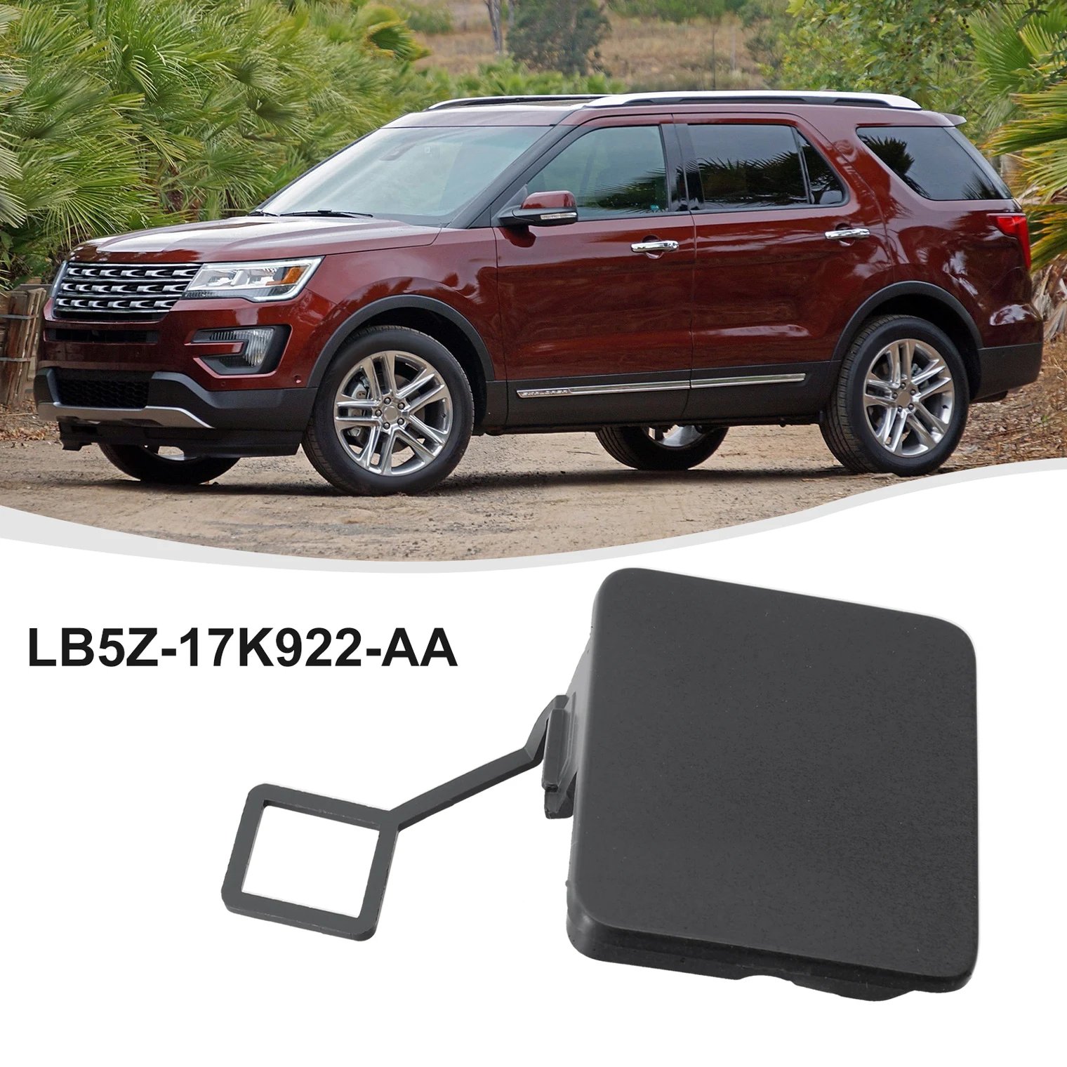 LB5Z-17K922-AA Black Accessories Brand New Durable High Quality Hote Sale Plastic Professional Tow Bracket Cover
LB5Z-17K922-AA Black Accessories Brand New Durable High Quality Hote Sale Plastic Professional Tow Bracket Cover