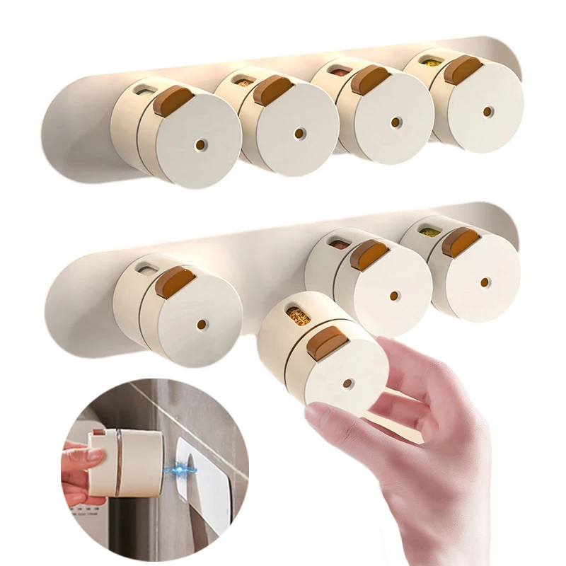 6Pcs/set Magnetic Spice Jars Wall Mount Seasoning Bottle Set Salt Shaker Seasoning Tank Spice Organizer Container Kitchen Supply
6Pcs/set Magnetic Spice Jars Wall Mount Seasoning Bottle Set Salt Shaker Seasoning Tank Spice Organizer Container Kitchen Supply