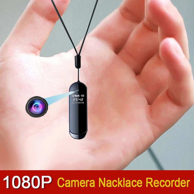Small 1080P Micro Cam Secret Wearable Mini Camera Video Voice Recorder Body Cam Sport Clip Necklace Not Support Hidden TF Card
Small 1080P Micro Cam Secret Wearable Mini Camera Video Voice Recorder Body Cam Sport Clip Necklace Not Support Hidden TF Card