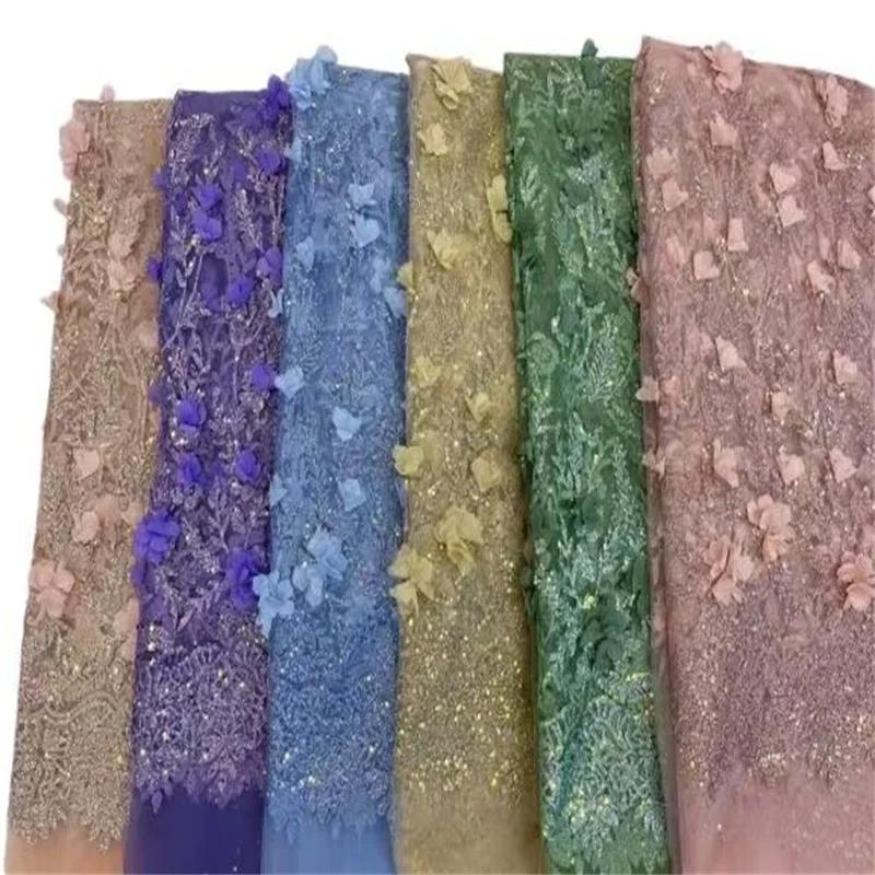 Luxury African Sequins 3D Flower Lace Fabric 2023 Pink High Quality Lace 5 Yards French Lace Fabric Nigerian Lace Fabrics Party
Luxury African Sequins 3D Flower Lace Fabric 2023 Pink High Quality Lace 5 Yards French Lace Fabric Nigerian Lace Fabrics Party