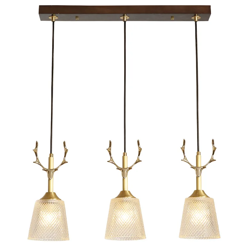 Nordic Creative restaurant three chandeliers modern personality antlers simple single restaurant bar American style lamps
Nordic Creative restaurant three chandeliers modern personality antlers simple single restaurant bar American style lamps