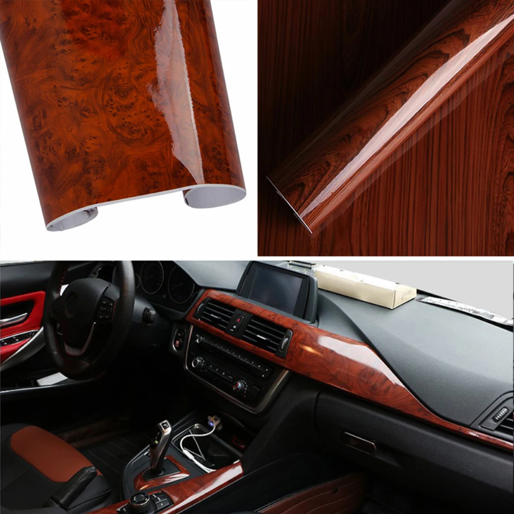 Car Stickers 100x40cmHigh Glossy Wood Grain Vinyl Sticker Decal Car Internal Sticker Self Adhesive DIY Film Auto Decoration
Car Stickers 100x40cmHigh Glossy Wood Grain Vinyl Sticker Decal Car Internal Sticker Self Adhesive DIY Film Auto Decoration