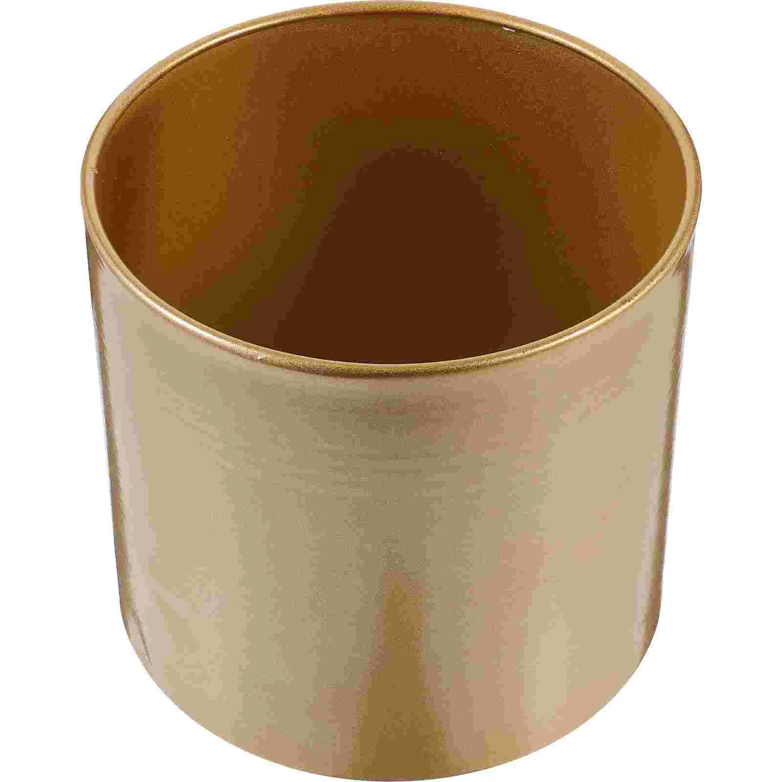 

Vintage Metal Flower Pots Indoor Plant Pot Cylindrical Vase Outdoor Succulent Planter Farmhouse Bucket Nursery Pot Decor