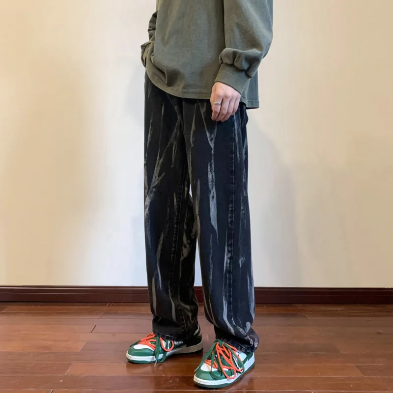 Hip-hop Tie-dye Jeans Men Fashion Retro Baggy Wide-leg Jeans Mens Streetwear Loose Straight Vintage jeans Men Denim Trousers
Hip-hop Tie-dye Jeans Men Fashion Retro Baggy Wide-leg Jeans Mens Streetwear Loose Straight Vintage jeans Men Denim Trousers
