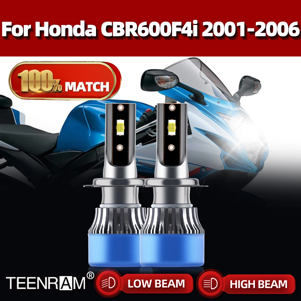 2Pcs Motorcycle LED Headlight 20000LM High Brightness Moto Lights Bulbs 12V For Honda CBR600F4i 2001 2002 2003 2004 2005 2006
2Pcs Motorcycle LED Headlight 20000LM High Brightness Moto Lights Bulbs 12V For Honda CBR600F4i 2001 2002 2003 2004 2005 2006