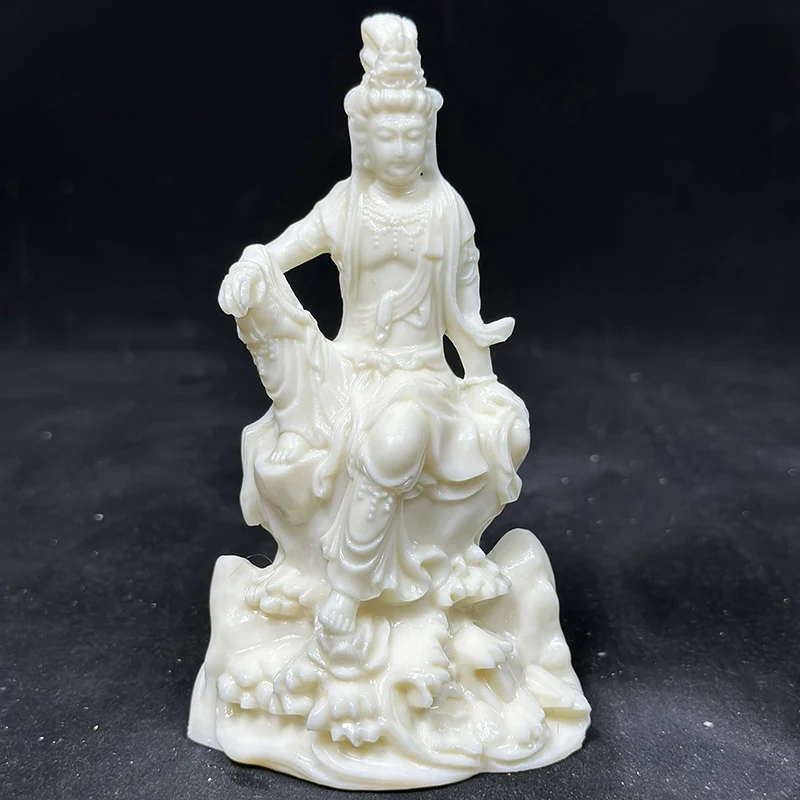 

Статуи Будды Гуаньинь, персонажи бодхисаттвы, маленькая статуэтка, искусство из смолы, скульптура, украшения фэн-шуй