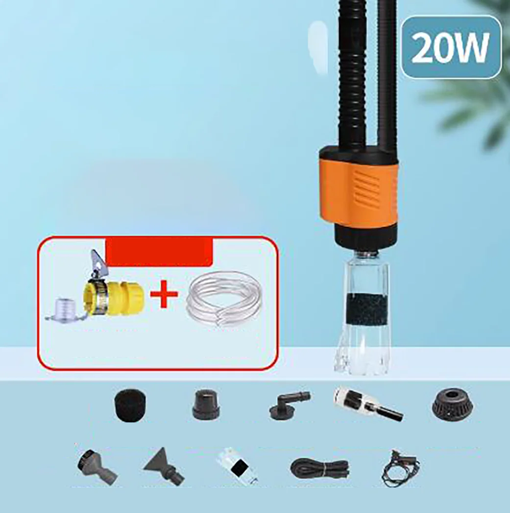 20W/30W Fish Tank Water Changer Electric Automatic Water pump Sand Washing Toilet Suction Device Aquarium Cleaning Tool Set
20W/30W Fish Tank Water Changer Electric Automatic Water pump Sand Washing Toilet Suction Device Aquarium Cleaning Tool Set