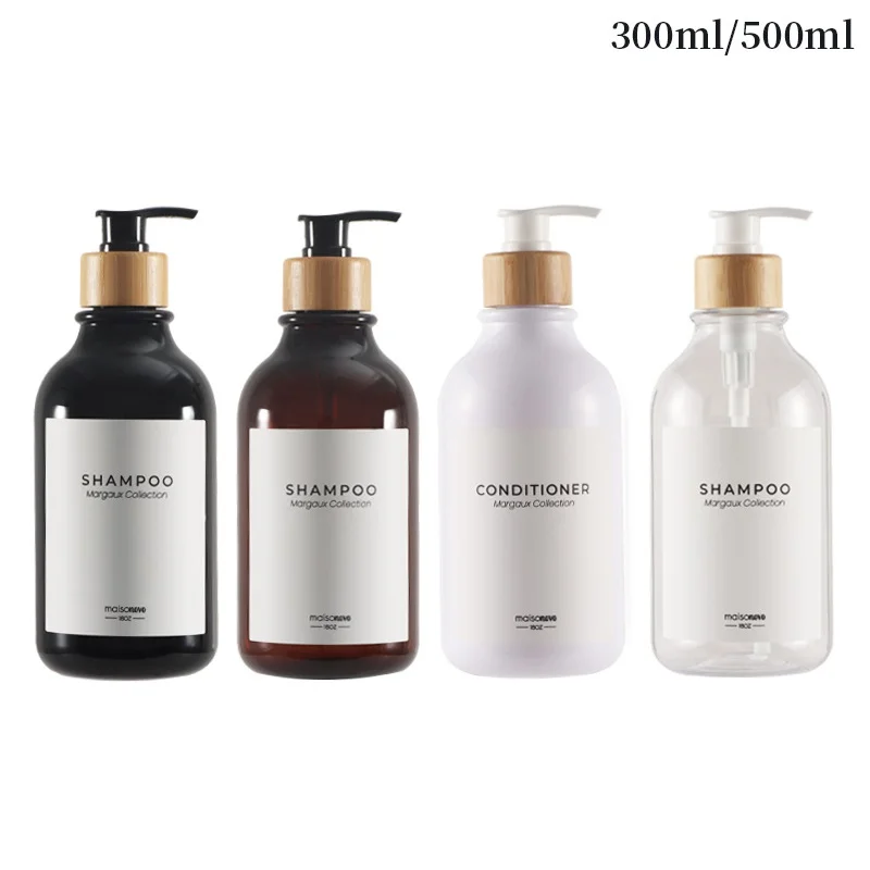 

500ml/300ml Portable Soap Dispensers Bathroom Shampoo Shower Gel Dispenser Bottle Refillable Body Wash Dish Soap Sub-bottling