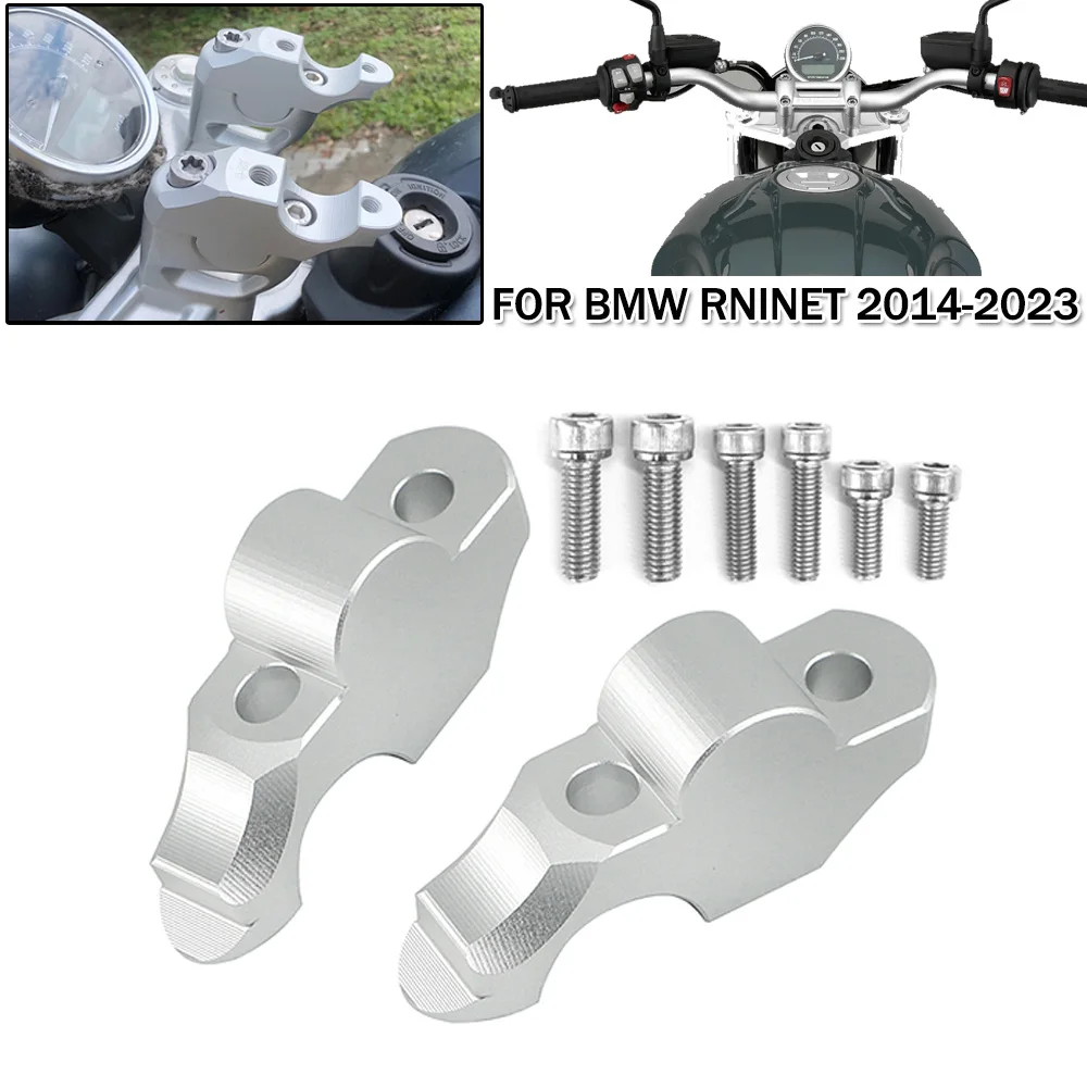 Motorcycle 28mm Handlebar Raised Clamp Back Move Mount Riser Adapter For BMW R Nine T R9T RNINET Pure Racer Scrambler 2014-2023
Motorcycle 28mm Handlebar Raised Clamp Back Move Mount Riser Adapter For BMW R Nine T R9T RNINET Pure Racer Scrambler 2014-2023