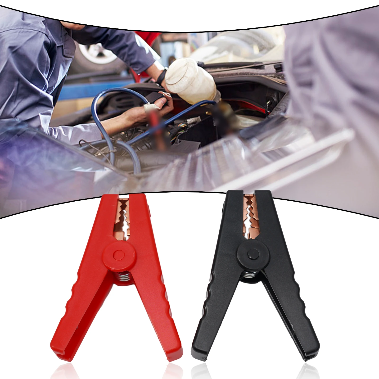 2pcs Large 100A Crocodile Alligator Clips Car Battery Chargers Insulated Clamp High Quality Red Black Crocodile Clip Hot Sale
2pcs Large 100A Crocodile Alligator Clips Car Battery Chargers Insulated Clamp High Quality Red Black Crocodile Clip Hot Sale