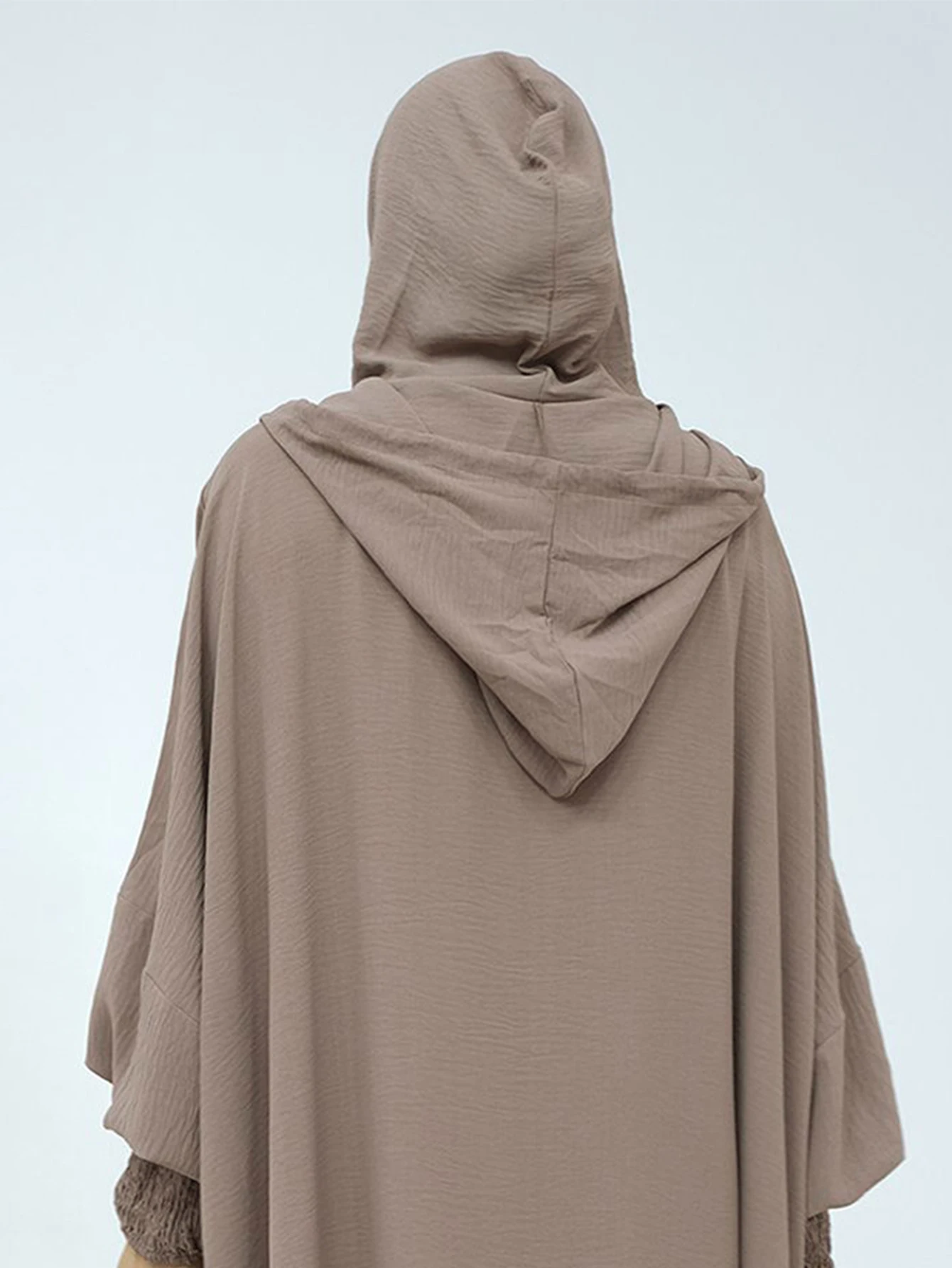 2025 Women Abaya Caftan Muslim Ramadan Prayer Clothing With Hooded Solid Casual Batwing Sleeve Arab Robe Eid Islamic Long Dress 29 S6c0f7a4df0d24f34a7827b77d7746ecfl