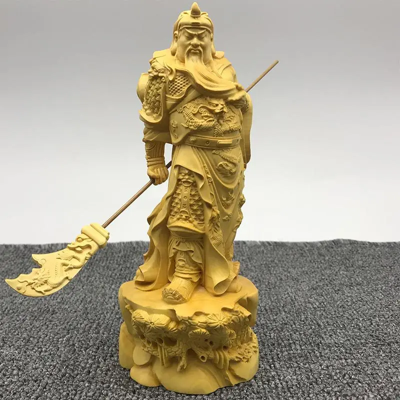 Boxwood Craft Zhongyi Qianqiu Guan Gongwu Fortuna Statue Decoration Solid Wood Character Wei Wu Guan Gong Home Delivery Opening
Boxwood Craft Zhongyi Qianqiu Guan Gongwu Fortuna Statue Decoration Solid Wood Character Wei Wu Guan Gong Home Delivery Opening