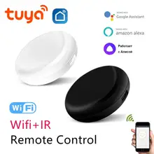 Tuya WiFi IR Remote Control for Air Conditioner TV Smart Home Infrared Universal Remote Controller For Alice Alexa Google Home
Tuya WiFi IR Remote Control for Air Conditioner TV Smart Home Infrared Universal Remote Controller For Alice Alexa Google Home