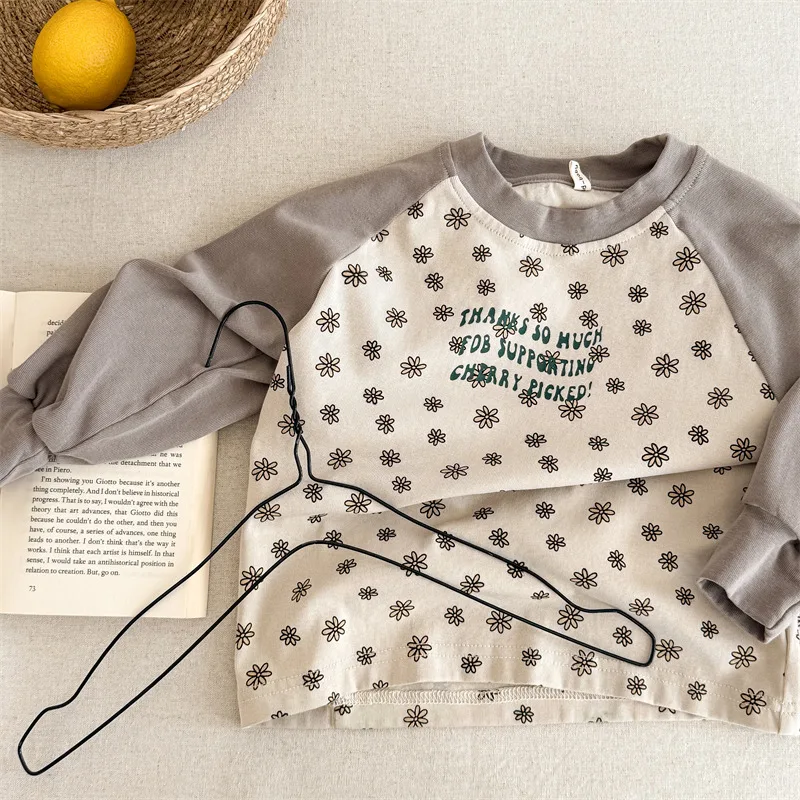 2025 Autumn New Children Long Sleeve T Shirts Cotton Boys Girls Versatile Bottoming Shirts Baby Casual Loose Tees Kids Clothes 20 S6c11e3c0bcbc4e569aafefb5088427feu