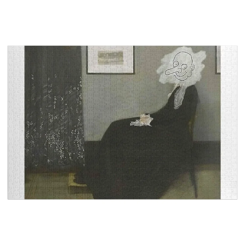 

Whistler's Mother Print Jigsaw Puzzle Custom Wood Jigsaw Pieces Adults Puzzle