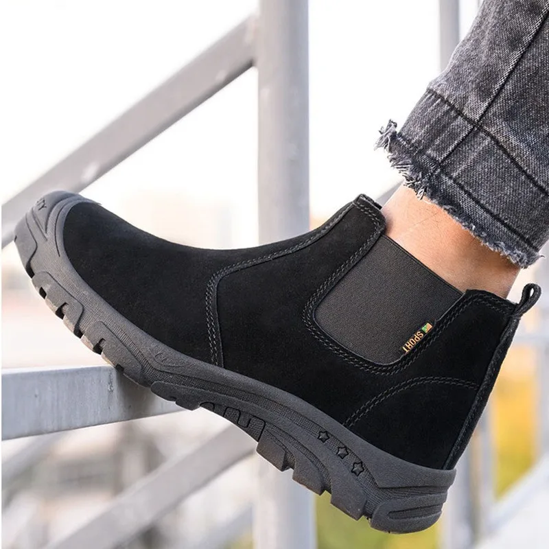 Всесезонная Мужская защитная обувь, неразрушаемый стальной носок, рабочие ботинки, непробиваемые кроссовки, дышащая светильник удобная обувь
Всесезонная Мужская защитная обувь, неразрушаемый стальной носок, рабочие ботинки, непробиваемые кроссовки, дышащая светильник удобная обувь