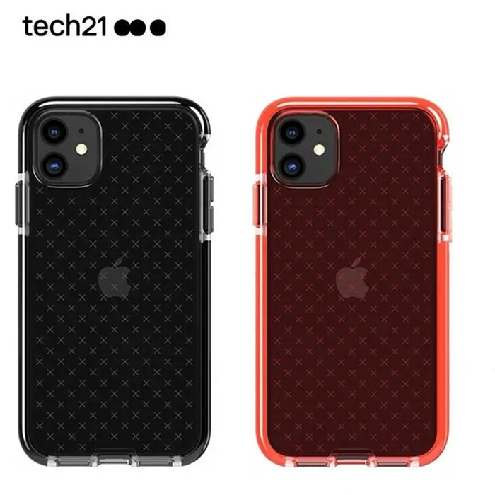 Супер противоударный чехол Tech21 Evo, противоударный чехол для телефона в стиле милитари для iPhone 11 Pro Max, силиконовый резиновый гелевый Чехол