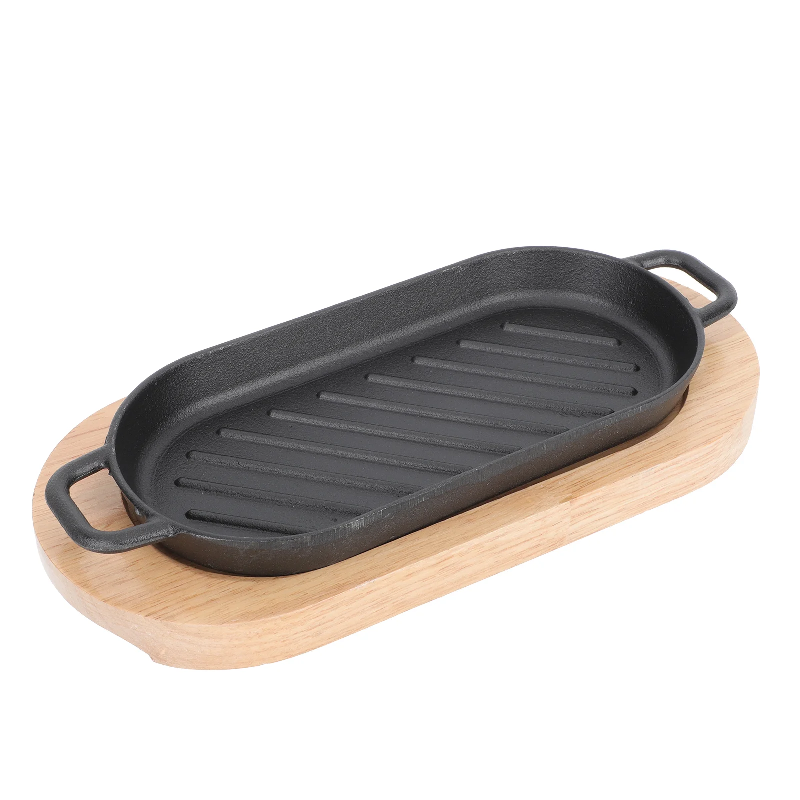 Steak Plate Roasting Pan Barbecue Tray Fry Teppanyaki Grilled Fish Dish Non Stick
Steak Plate Roasting Pan Barbecue Tray Fry Teppanyaki Grilled Fish Dish Non Stick