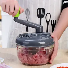 Manual Meat Grinders Vegetable Cutter Food Processor Chopper Container for Kitchen Tool
Manual Meat Grinders Vegetable Cutter Food Processor Chopper Container for Kitchen Tool